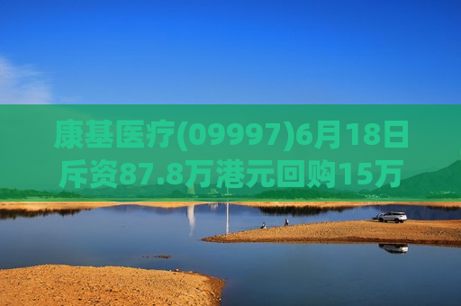 康基医疗(09997)6月18日斥资87.8万港元回购15万股