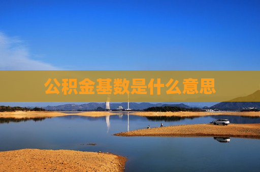 公积金基数是什么意思