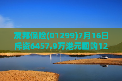 友邦保险(01299)7月16日斥资6457.9万港元回购120万股