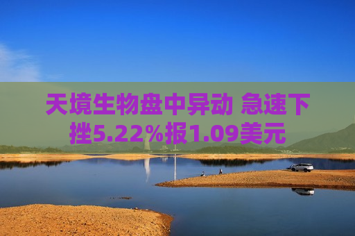 天境生物盘中异动 急速下挫5.22%报1.09美元
