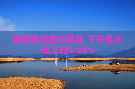 尚德机构盘中异动 下午盘大幅上涨5.20%