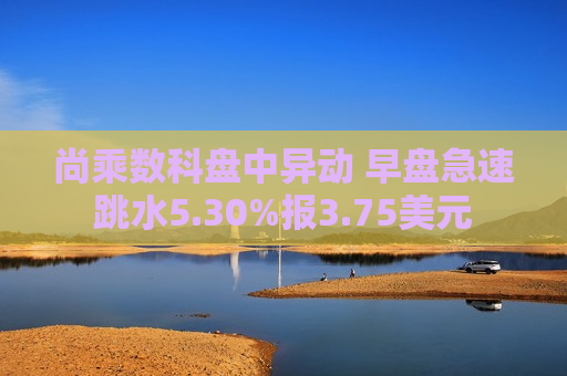 尚乘数科盘中异动 早盘急速跳水5.30%报3.75美元