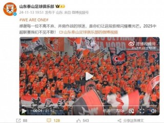鲁能泰山中超直播(鲁能泰山队中超第二阶段赛程)