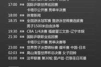 cctv5直播nba赛程表(cctv5直播nba赛程表2022)