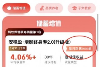 每日 *** 900单！停售大限前夕有3%增额寿产品被卖到限售 “女性客户”蜂拥而入