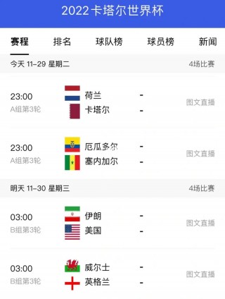 2022年世界杯比赛结果(2022年世界杯比赛结果一览表)