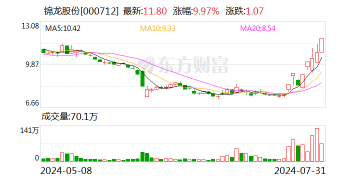 8天5板锦龙股份：拟 *** 东莞证券20%股份 已正式公开挂牌  第1张