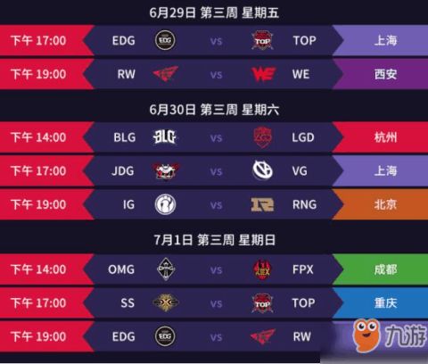 lpl季后赛赛程图(lpl季后赛赛程图最新消息)  第1张